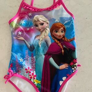 Frozen Kids Swimwear - Pink and Blue